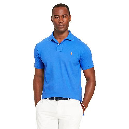 Polo Ralph Lauren Custom-fit Mesh Polo Shirt Collection Royal