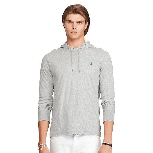 Polo Ralph Lauren Featherweight Pima Hoodie Andover Heather