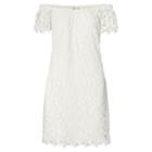 Ralph Lauren Lauren Petite Lace Off-the-shoulder Dress White