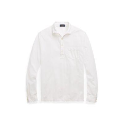 Ralph Lauren Custom Slim Fit Mesh Shirt White