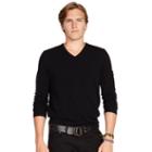 Polo Ralph Lauren Cashmere V-neck Sweater Polo Black