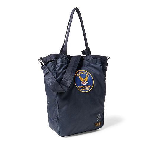 Ralph Lauren Rrl Nylon Helmet Tote Navy