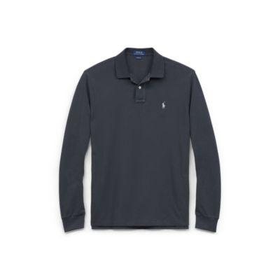 Ralph Lauren Classic Fit Long-sleeve Polo Dark Carbon Grey 1x Big