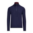 Ralph Lauren Stretch Jersey Pullover French Navy/classic Wine