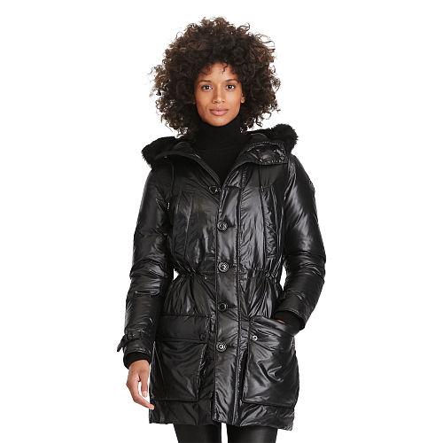 Polo Ralph Lauren Shearling-trim Down Parka Polo Black