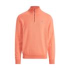 Ralph Lauren Cotton Half-zip Sweater Deep Mango