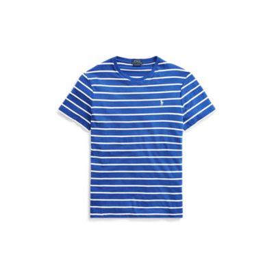 Ralph Lauren Classic Fit Cotton T-shirt Provincetown Blue/white