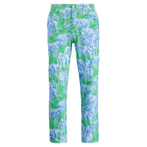 Ralph Lauren Polo Golf Classic Fit Stretch Pant Hamptons Elephants