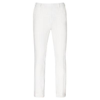 Ralph Lauren Slim Fit Linen Pant White