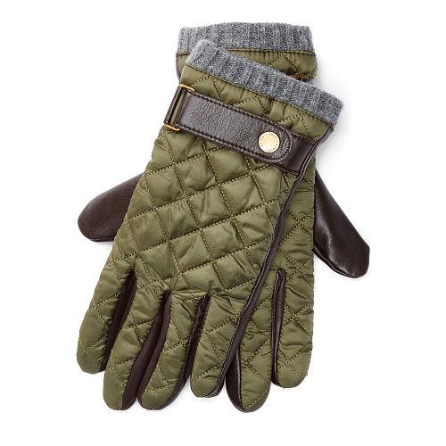 Polo Ralph Lauren Diamond-quilted Field Gloves Company Olive