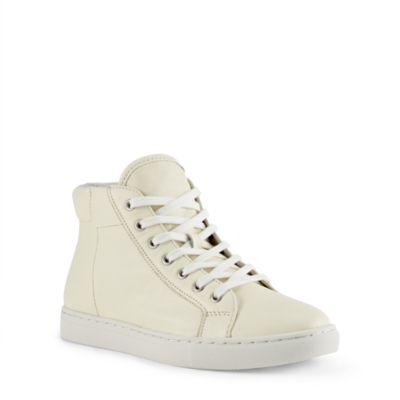 Ralph Lauren Dree Nappa High-top Sneaker Cream