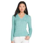 Polo Ralph Lauren Cable-knit Cotton Sweater Summer Mint