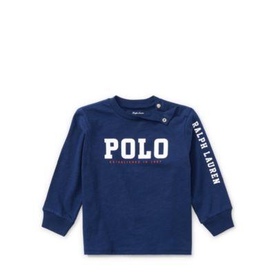 Ralph Lauren Cotton Jersey Graphic T-shirt Freshwater 9m