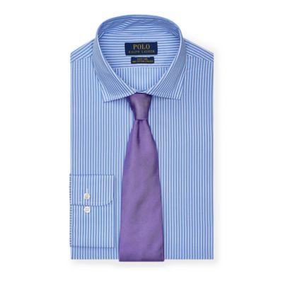 Ralph Lauren Custom Fit Striped Shirt Azure/white