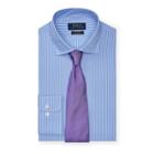 Ralph Lauren Custom Fit Striped Shirt Azure/white