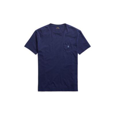 Ralph Lauren Custom Slim Fit Cotton T-shirt Newport Navy