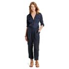 Ralph Lauren Denim & Supply Satin Utility Jumpsuit Carbon Blue