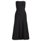 Ralph Lauren Knit Silk Strapless Dress Black