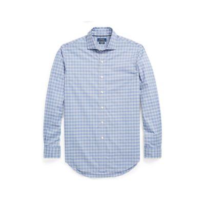 Ralph Lauren Classic Fit Poplin Shirt Sterling/city Blue Multi