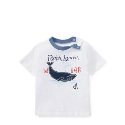 Ralph Lauren Cotton Jersey Graphic T-shirt White 9m