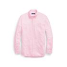 Ralph Lauren Classic Fit Poplin Shirt Pink/white