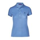 Ralph Lauren Cotton Piqu Polo Shirt Medium Blue