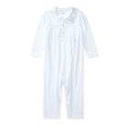 Ralph Lauren Cotton Polo Coverall White 12m