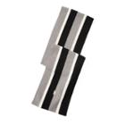 Polo Ralph Lauren Striped Wool-blend Scarf Grey/black/cream