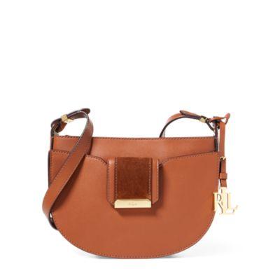 Ralph Lauren Vachetta Leah Crossbody Bag Brown