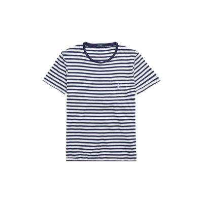 Ralph Lauren Custom Slim Fit Cotton T-shirt White Multi