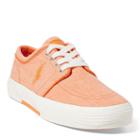Polo Ralph Lauren Faxon Chambray Low-top Sneaker Faded Orange