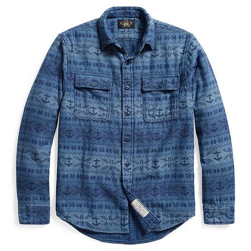 Ralph Lauren Rrl Matlock Cotton-wool Workshirt