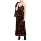 Polo Ralph Lauren Floral Velvet Maxidress