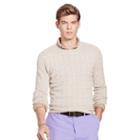 Polo Ralph Lauren Cable-knit Cashmere Sweater Oatmeal Ragg