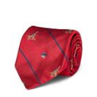 Ralph Lauren Polo Striped Silk Repp Tie Red