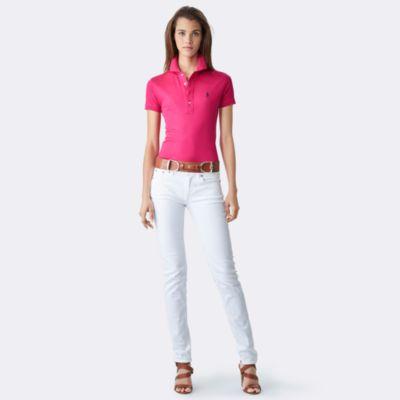 Ralph Lauren Cotton Piqu Polo Shirt Fuchsia