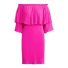 Ralph Lauren Overlay Georgette Dress Paradise Pink
