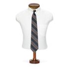 Ralph Lauren Rrl Handmade Striped Jacquard Tie Navy