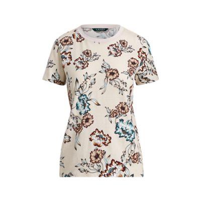Ralph Lauren Floral Jersey T-shirt Pink Multi