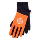 Ralph Lauren Touch Screen Running Gloves Black/shocking Orange