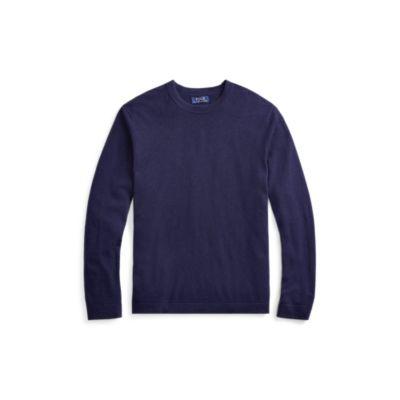Ralph Lauren Cashmere Crewneck Sweater Worth Navy Heather