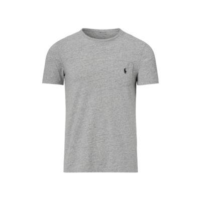 Ralph Lauren Custom Slim Fit Cotton T-shirt Homestead Heather