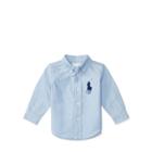 Ralph Lauren Blake Cotton Oxford Shirt Blue 24m