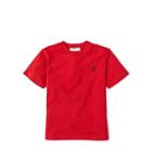 Ralph Lauren Cotton Jersey Crewneck T-shirt Red 6m