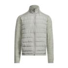 Ralph Lauren Paneled Stretch Wool Jacket Taylor Heather
