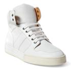 Ralph Lauren Blaise High-top Nappa Sneaker White