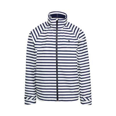 Ralph Lauren Cp-93 Striped Hooded Jacket White/french Navy