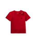 Ralph Lauren Cotton Jersey Crewneck T-shirt Red 9m