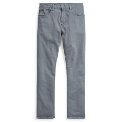 Ralph Lauren Hampton Relaxed Straight Jean Ethan Bay Blue Stretch