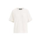 Ralph Lauren Ruffle-sleeve Cotton Top Mascarpone Cream